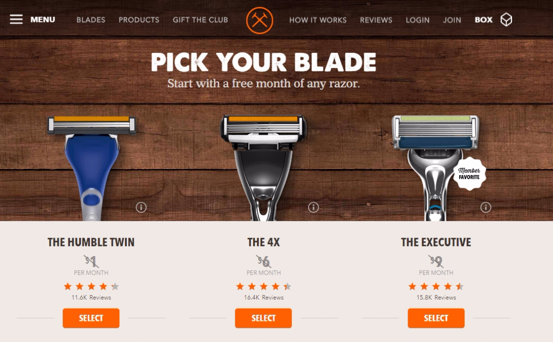 Men’s Razor Blades & Shave Bundles - Dollar Shave