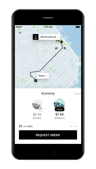 Uber app