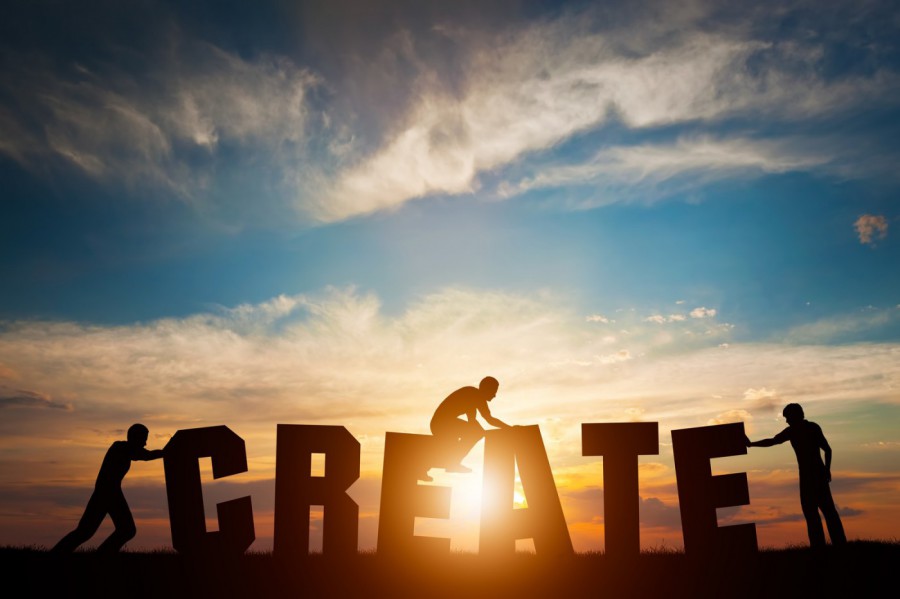 夕陽 create