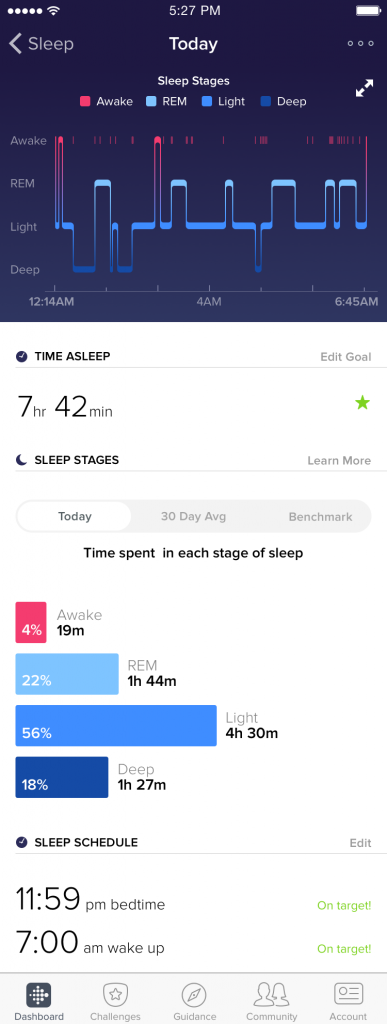 Fitbit Sleep Tracker