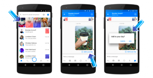 Facebook Messenger Day