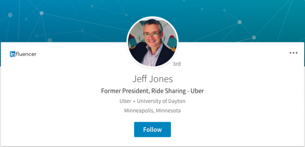 Uber前任總裁Jeff Jones