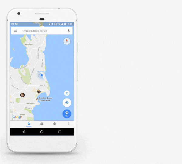 Google Maps Share Locations