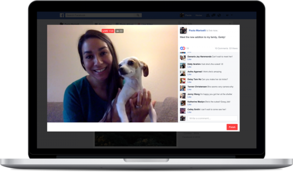 Facebook PC Live Video