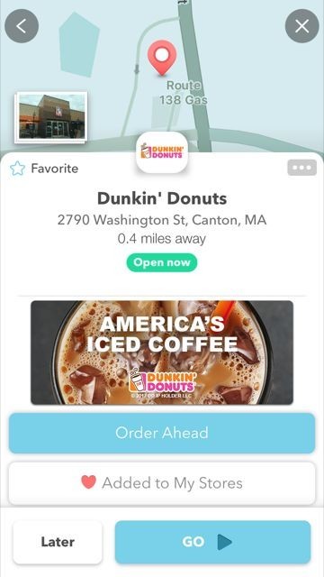 Waze+Donkin' Donuts