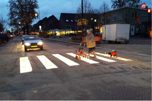 LED zebra crossing