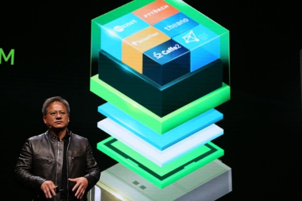 NVIDIA 創辦人黃仁勳解說 NVIDIA 深度學習 Docker 架構