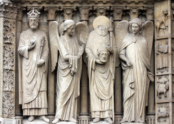 被砍掉腦袋卻還能行走的聖德尼(Saint Denis)主教_(來源shutterstock)_shu