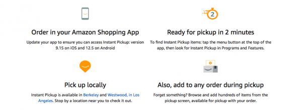 Amazon Instant Pickup