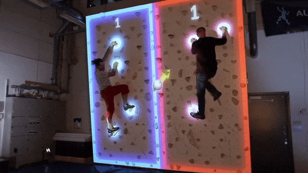 Augmented Climbing Wall