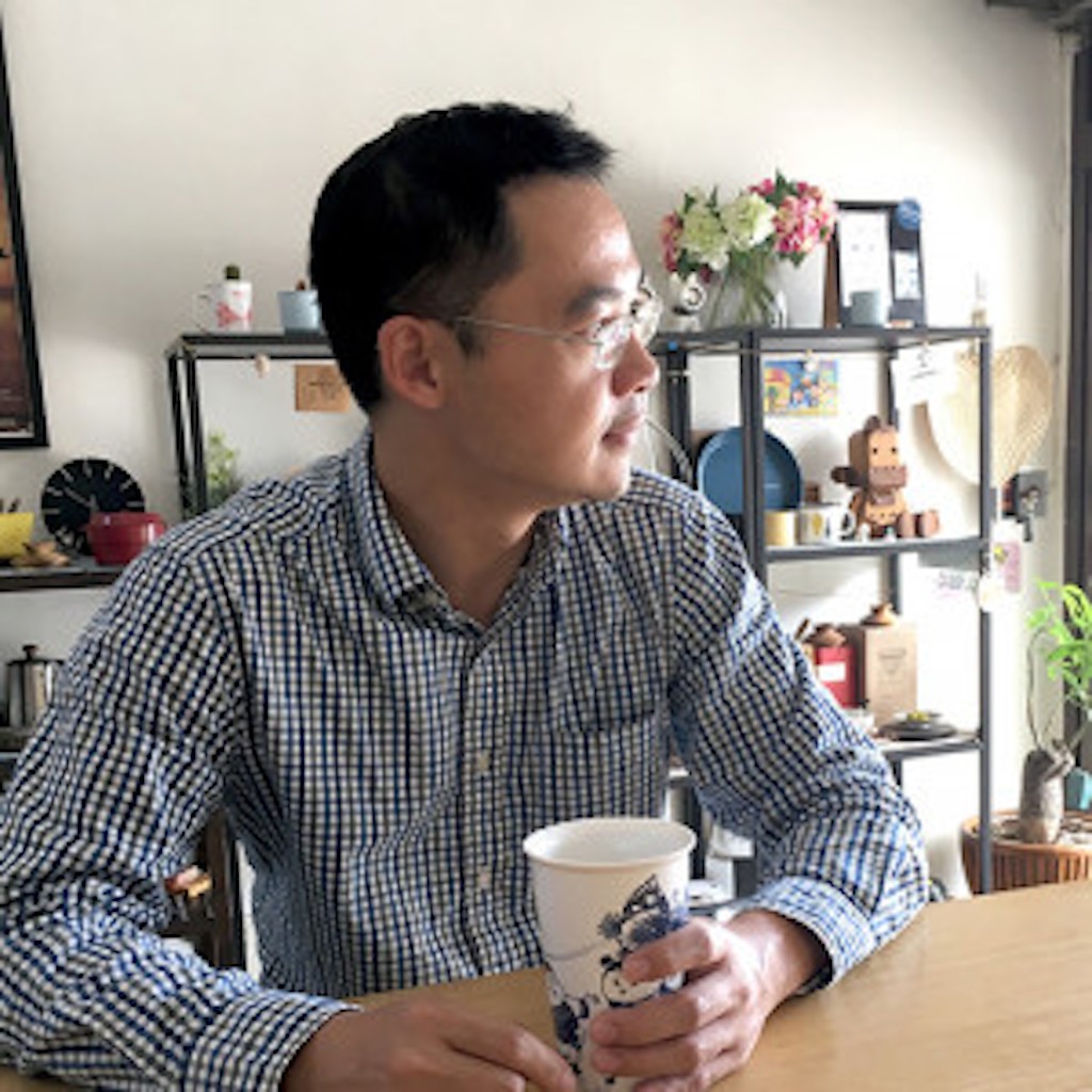 Add Ons founder Ivan Lin at relaxing at the office