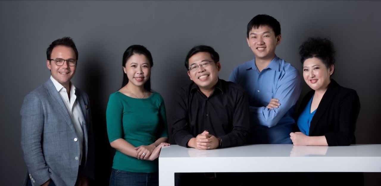 The Appier senior management team. Winnie Lee is s