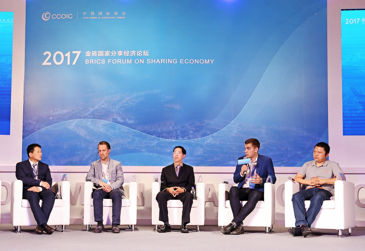 BRICS Forum on the Sharing Economy panel (Image cr