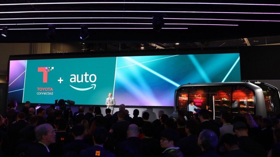  CES 2018 Google Toyota Lexus Alexa BusinessNext