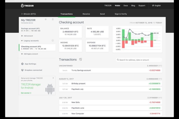 Trezor T
