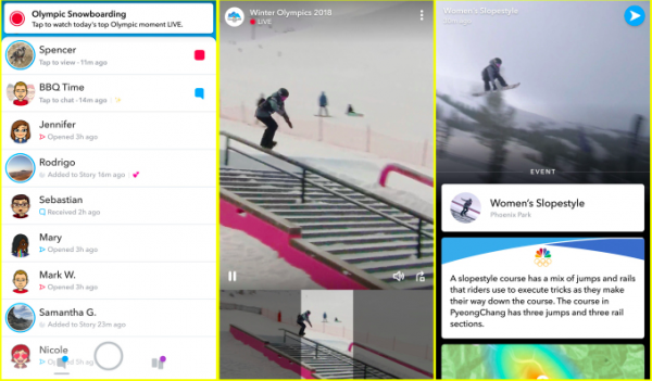 Snapchat Olympics