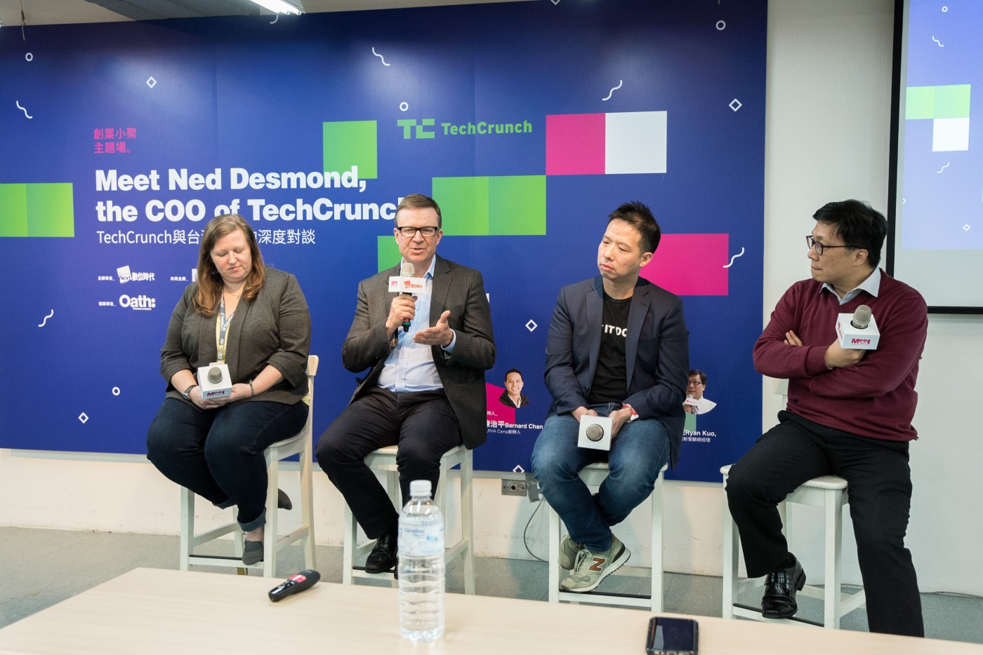 20180213創業小聚國際交流主題場:TechCrunch營運長Ned Desmond與台灣新創的