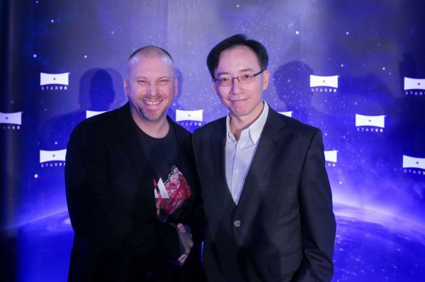StarVR公司董事長Bo Andersson Klint與副董事長高樹國。