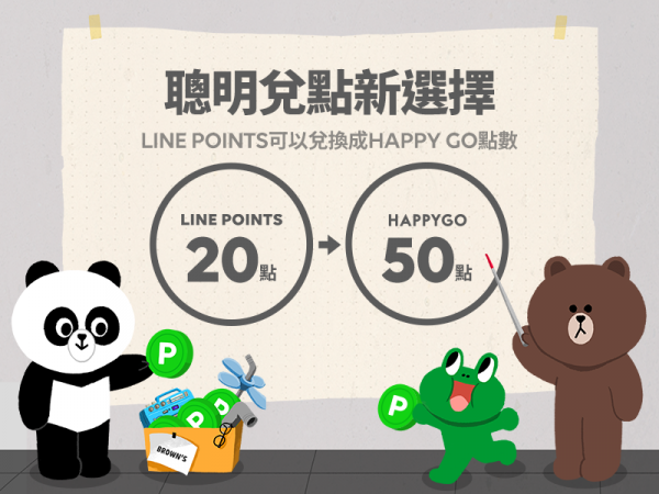 LINE Points與HAPPY GO攜手合作讓點數互轉.png
