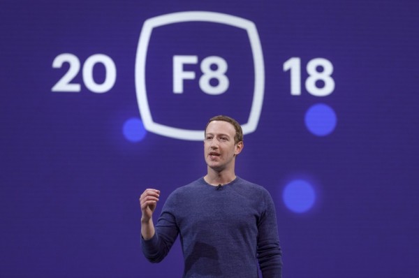 Mark Zuckerberg 於 Facebook F8 2018 開發者大會發表開幕演說