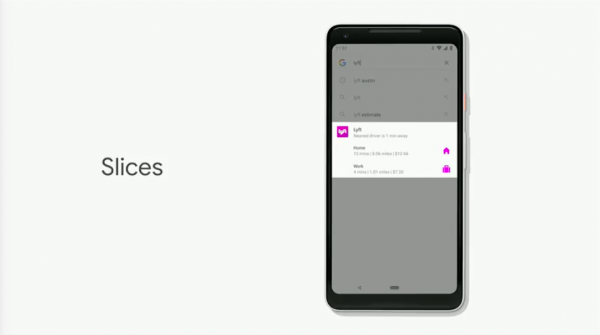 Slices Android P