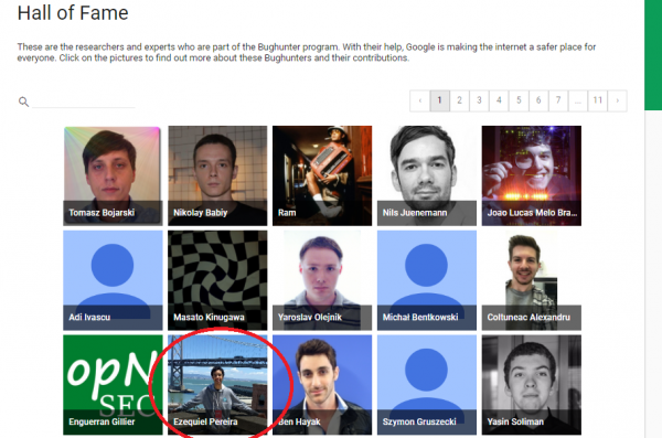 Google Hall Of Fame