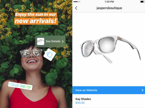 Instagram Shopping Tag