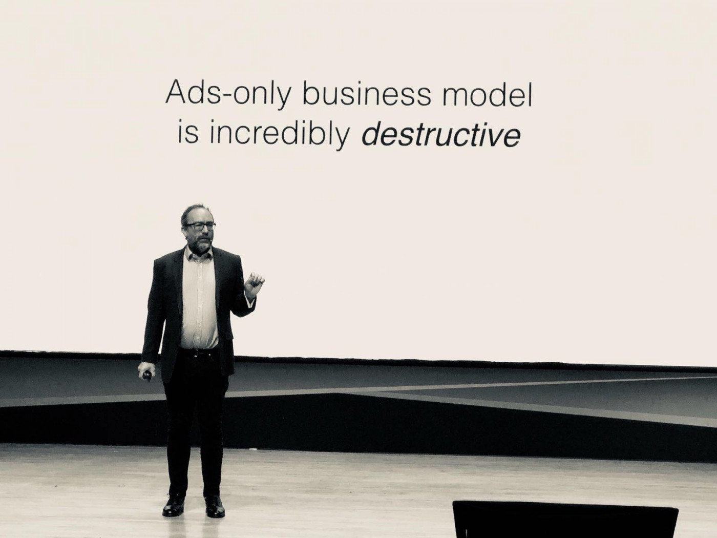 Wales called that approach to business “incredibly