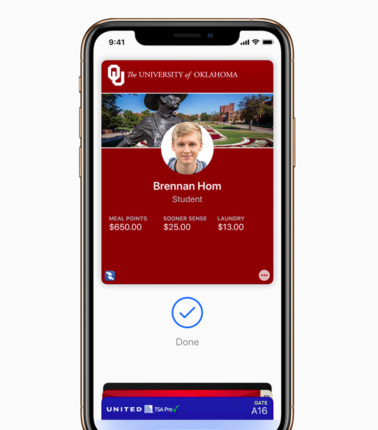 Student ID Apple Wallet