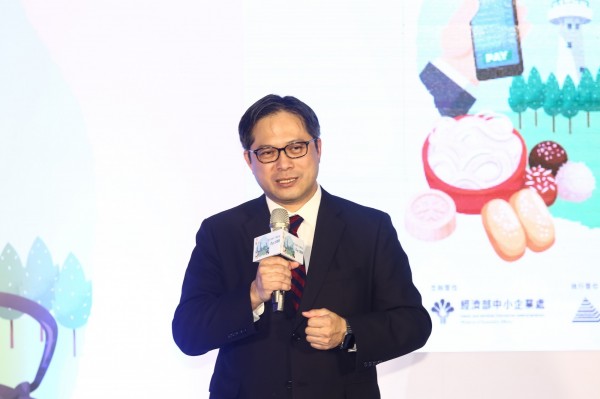 經濟部中小企業處吳明機處長於活動開幕致詞表示為民眾打造更美好居住的明日城鄉外,也呼應政府推動行動支付