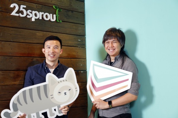 25sprout新芽網路創辦人與共同創辦人劉邦彥、郭育廷