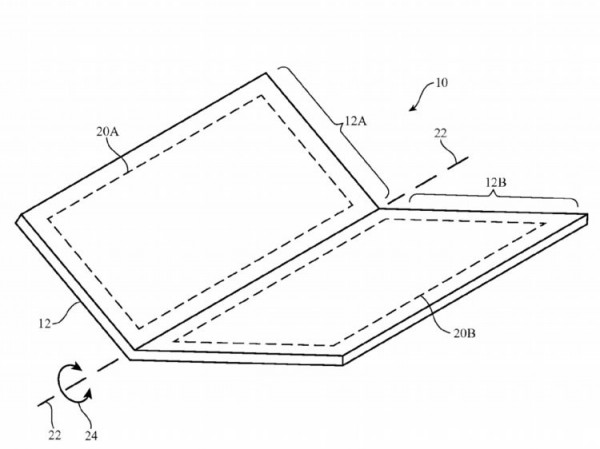 Apple foldable phone patent