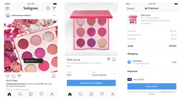 Instagram Checkout