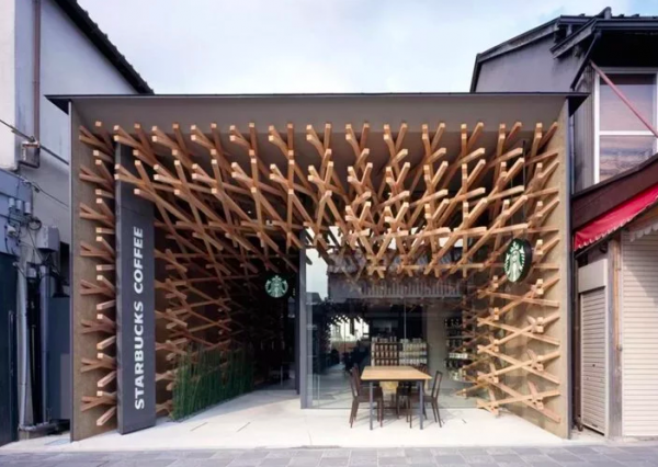 星巴克大宰府天滿宮表參道店。