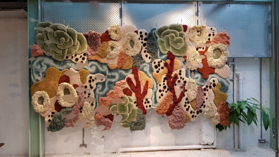onefifteen初衣食午 Vanessa Barragão 海洋編織藝術展 活珊瑚 Living