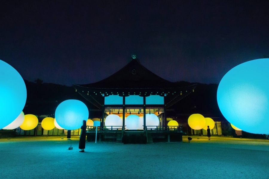 teamLab 下鴨神社 2019 浮游空中,相互呼應的球體 - 下鴨神社 b3.jpg