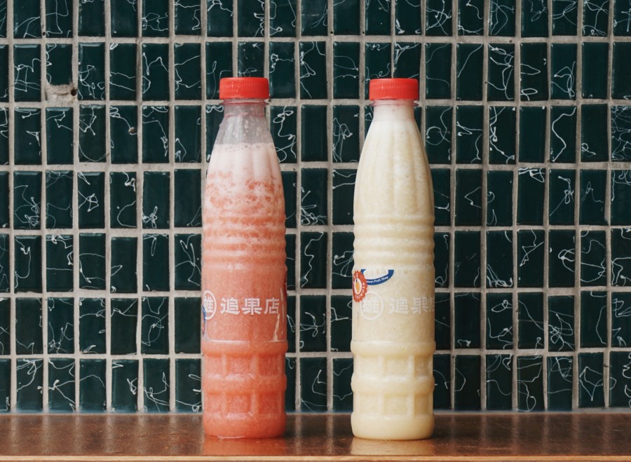 魚刺人x雄追果店 限期中秋聯名好滋味_雄追果店_秋香文旦凍飲及橙汁葡萄柚冰沙_情境照2.JPG
