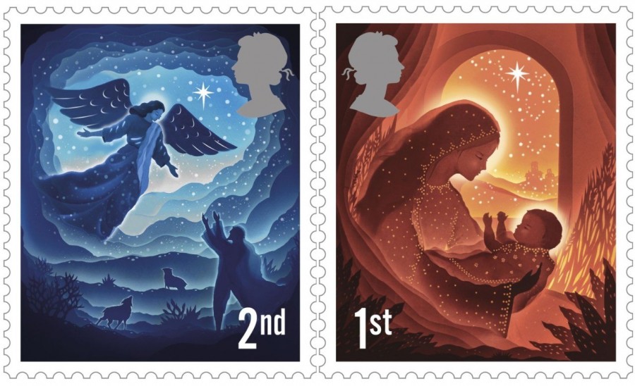 Royal Mail_聖誕郵票 13.jpg 剪纸艺术跃上邮票!英国推出“2019 圣诞邮票”邀艺术家以剪纸和微光说故事 1