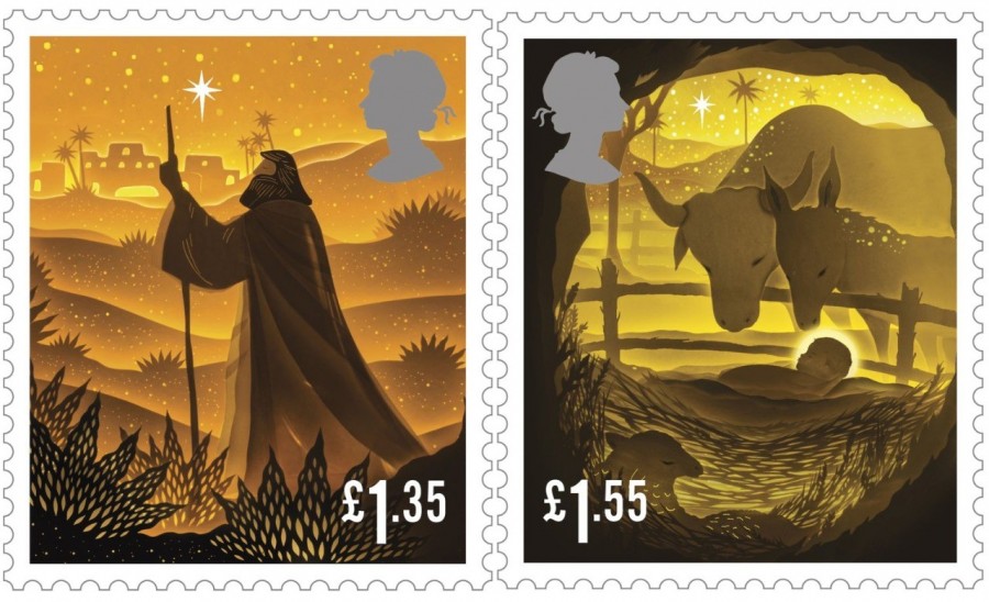 Royal Mail_聖誕郵票 15.jpg 剪纸艺术跃上邮票!英国推出“2019 圣诞邮票”邀艺术家以剪纸和微光说故事 5