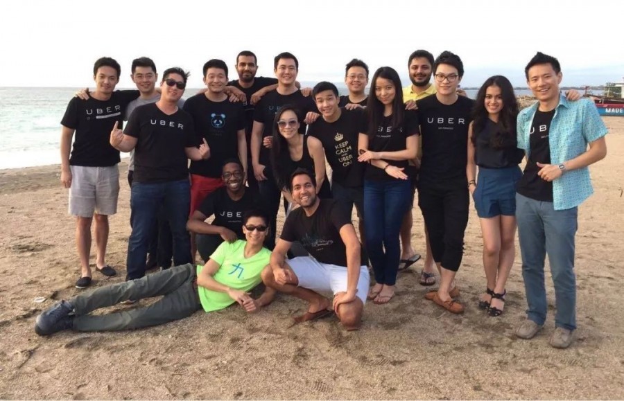 Asia launch team at Uber