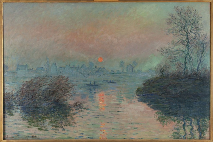 巴黎博物館協會_Soleil couchant sur la Seine à Lavacourt, 