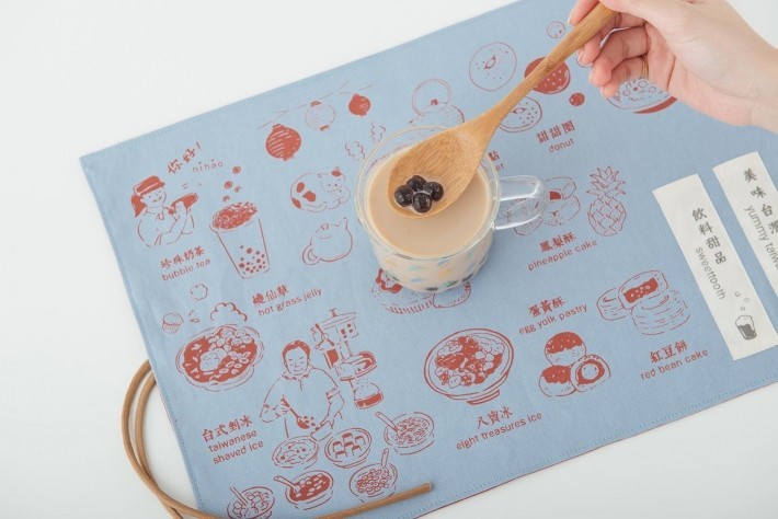 印花樂將台灣美食化為圖樣、製成美味台灣系列商品，成為經典之作。