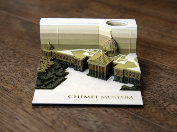 台灣建築躍上世界最美便條紙 紙雕便條紙150張便箋雕出台南 奇美博物館 Shoppingdesign