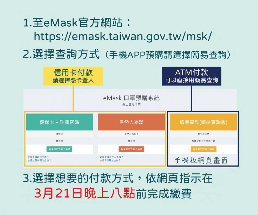 emask 繳費