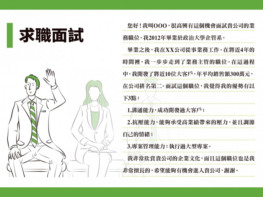 講出聽眾感興趣的「你」,是建立關係第一步_求職面試