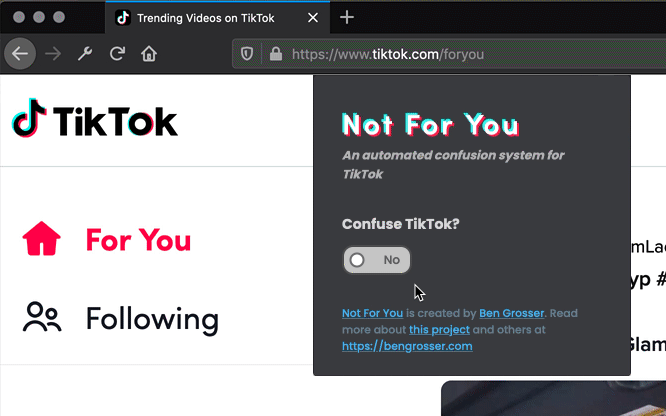 Not For You