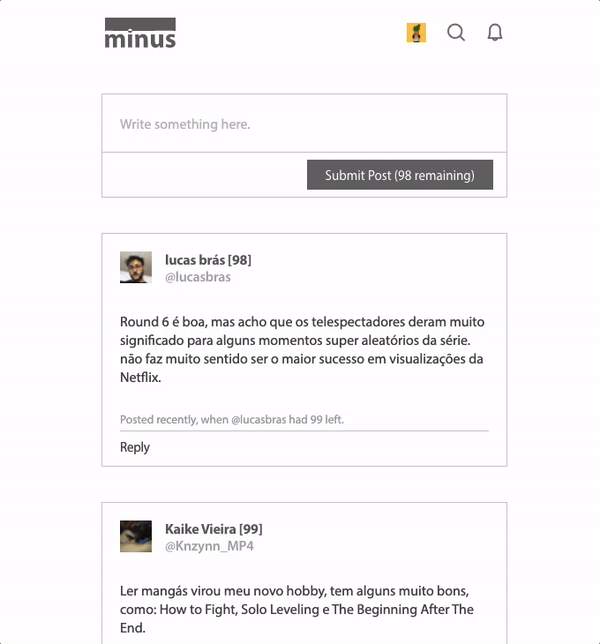 minus