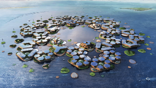 生活在海上不是夢！韓國釜山全球首座「漂浮城市」預計於2025年建成