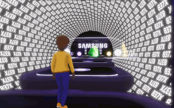 Samsung在區塊鏈虛擬世界Decentraland推出名為「Samsung 837X」沈浸式體驗