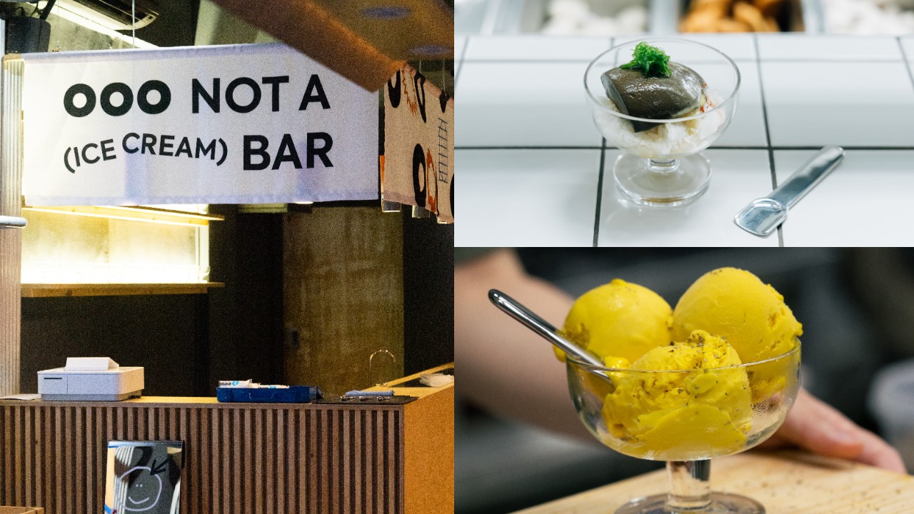 只開 6 週！OOO NOT A (ICE CREAM) BAR 開張：攜手詹記、土然巧克力等，打造浪漫食皿體驗 ShoppingDesign